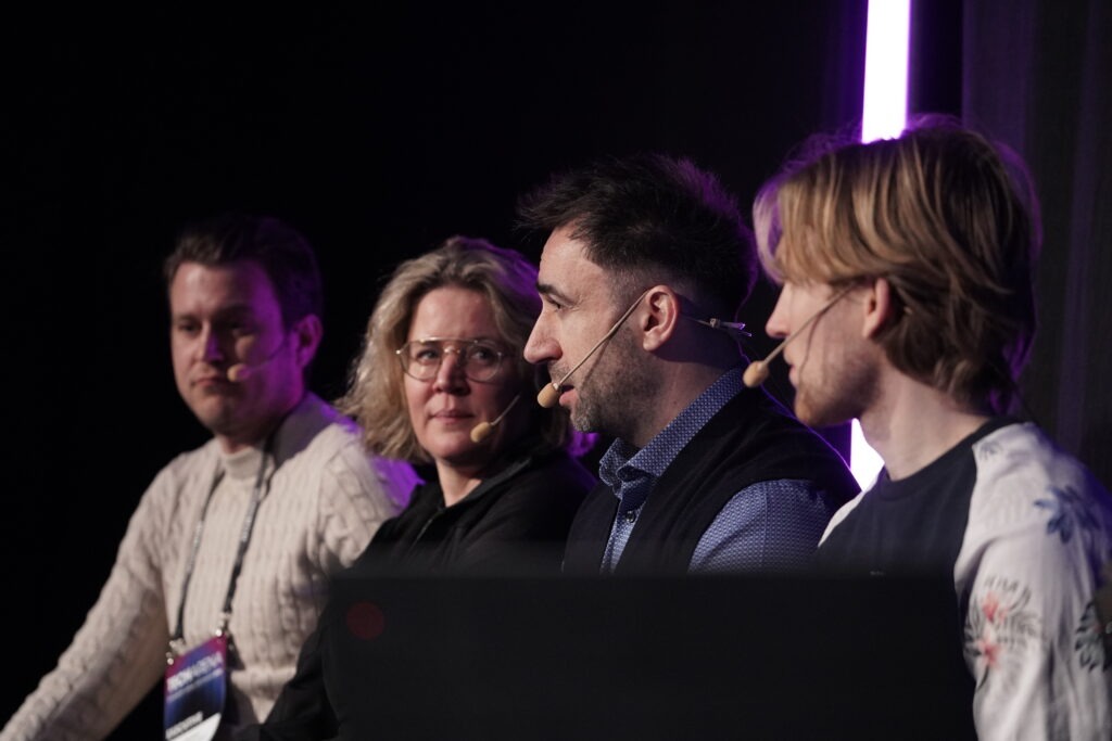 Panel discussion during Mimer AI Factory’s side event at TechArena 2026.