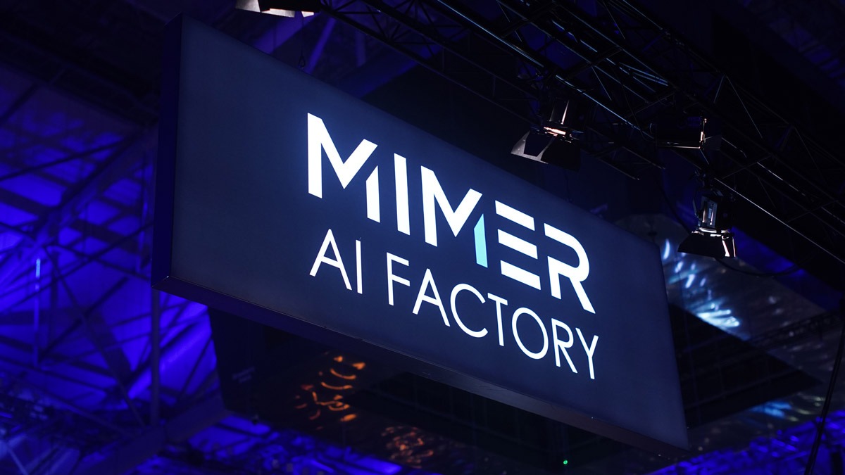 Big Mimer sign at fair booth